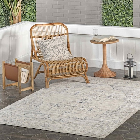 Nuloom Lolita Faded Machine Washable Indoor/Outdoor Area Rug 6ft x 6ft ECAT07A-R606